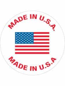 Made in USA Label Roll