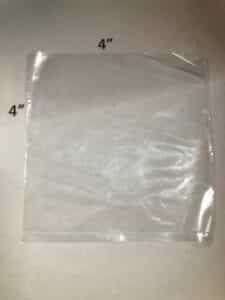 Flat poly bag